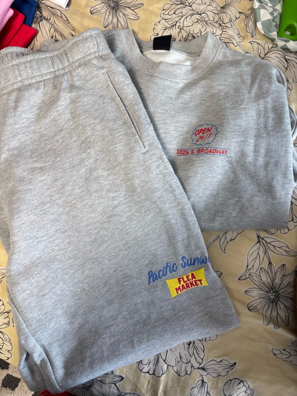 Pacific Sunrise Flea Market Sweat Set